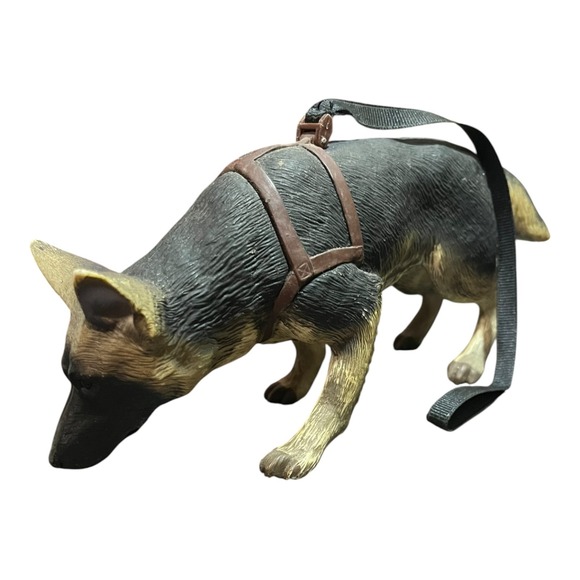 Hasbro Other - Vtg 2000 Hasbro GI Joe German Shepherd Dog Figure Harness & Leash 9" Tracking